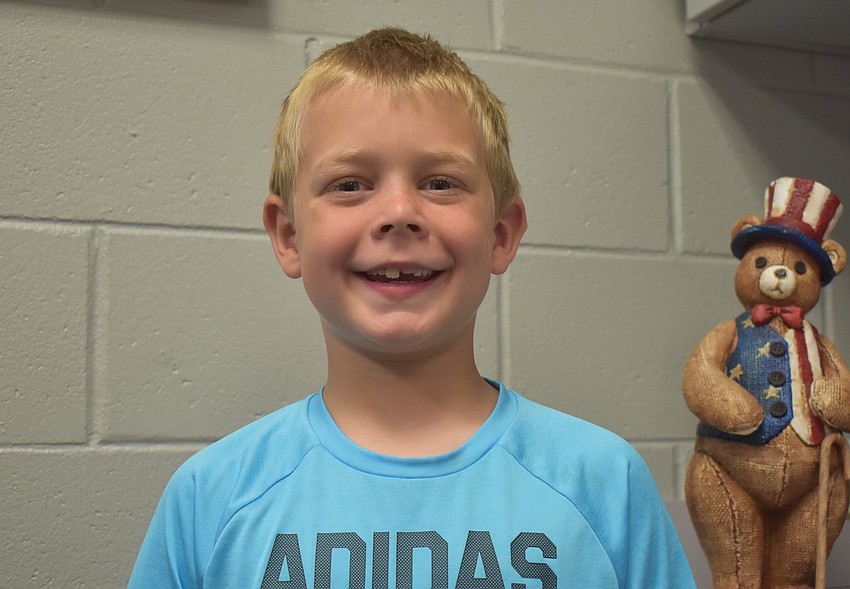 Jason Jones, kindergartener at Freedom Elementary School