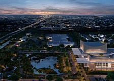 An aerial view of Sarasota Orchestra's future Music Center, a 32-acre campus which will be located at 5701 Fruitville Road, near Interstate 75.