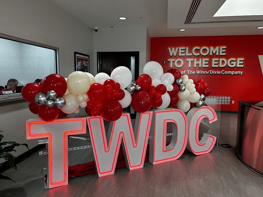 During a May 19 event at The Winn-Dixie Company LLC’s headquarters at 5050 Edgewood Court, Chairman and CEO Anthony Hucker said Winn-Dixie was “honored to call Jacksonville home” and thanked city leaders for their work on a $12 million incentive package to keep the company rooted in the city.