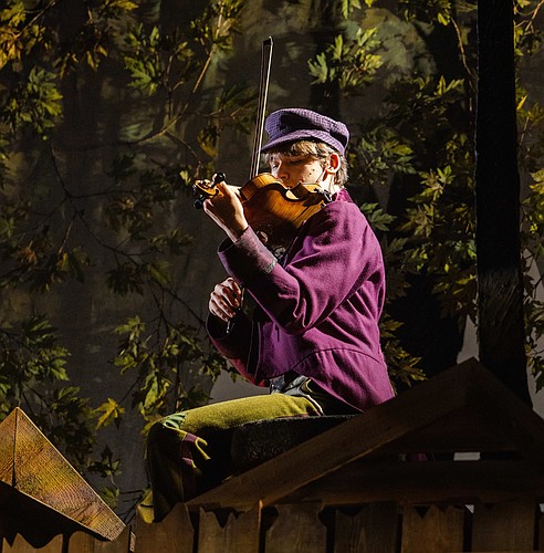 Andrii Padkovskyi plays the titular role in Asolo Rep's "Fiddler on the Roof," which runs through May 24.