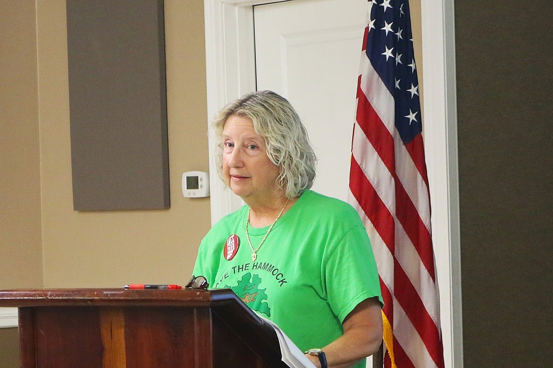 Lora Stillman, president of the Hammock Community Association. Photo by Sierra Williams