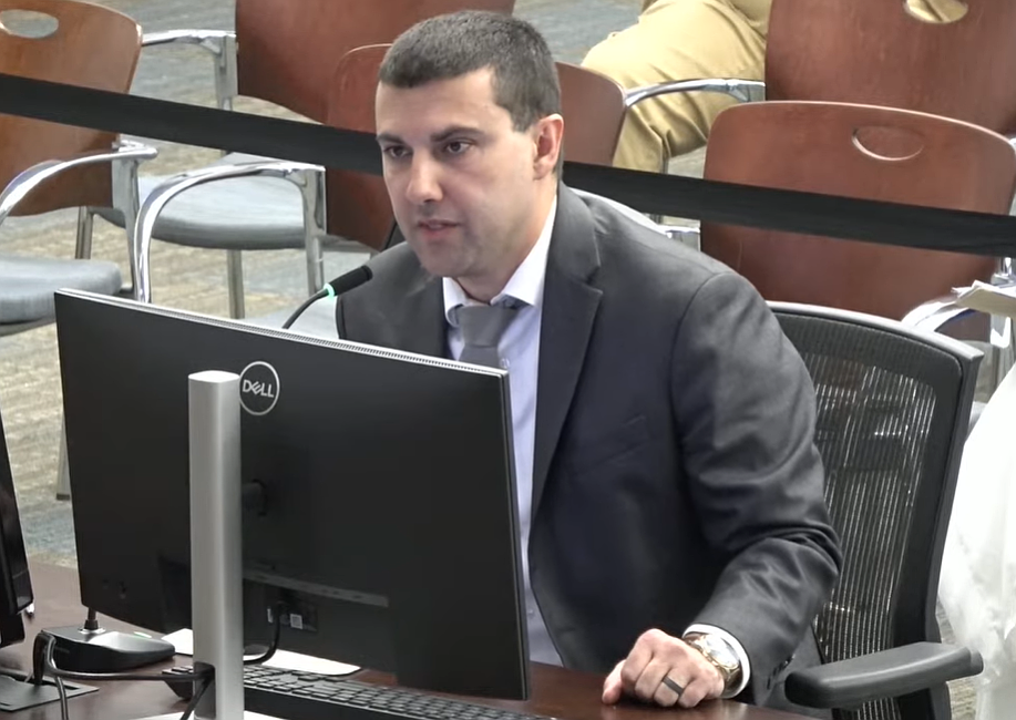 Palm Coast City Attorney Marcus Duffy. Image screenshot from Palm Coast City Council livestream