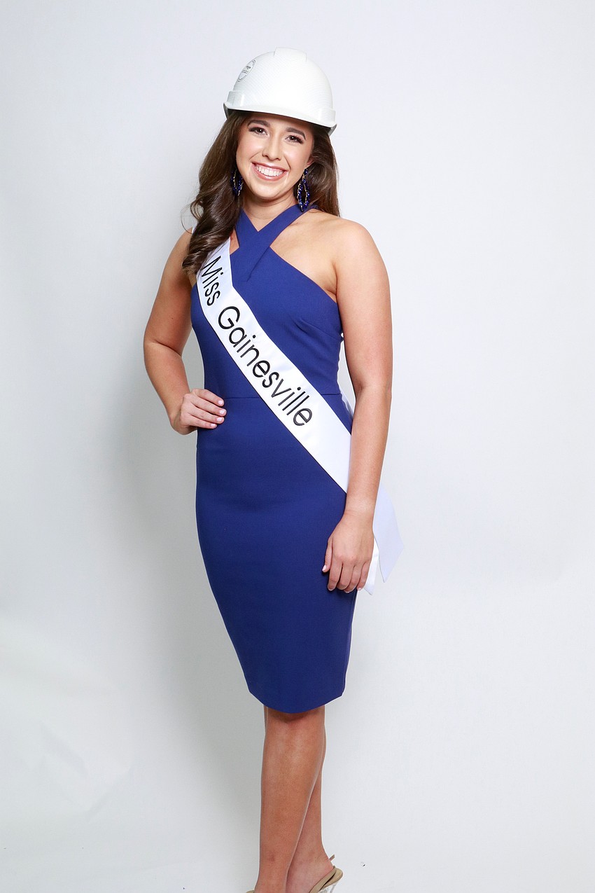 Julianna Nickel became Miss Gainesville in 2020 while studying construction management at the University of Florida.