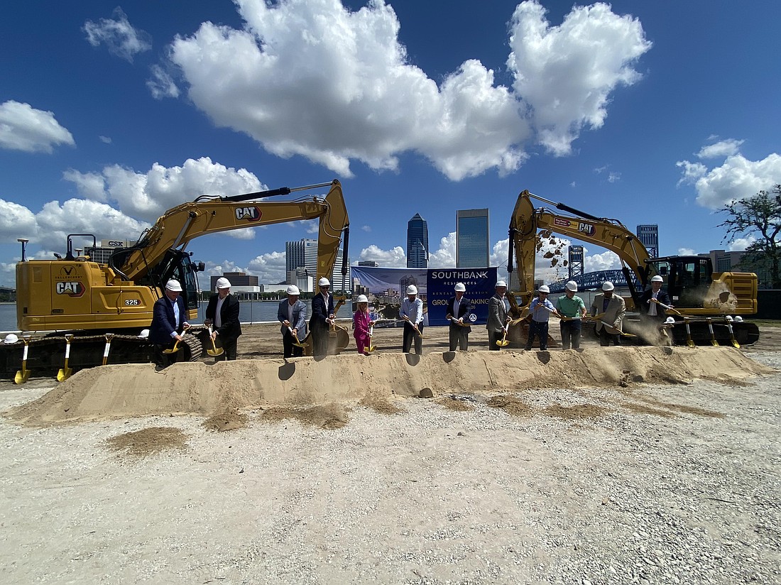 Miami-based The Related Group held a ceremonial groundbreaking May 20 for its Southbank Residences high-rise at the site of the demolished River City Brewery in Downtown Jacksonville. Attendees included Mayor Donna Deegan, Related Founding Executive Founding Executive Chairman Jorge Perez and Jacksonville City Council member Joe Carlucci, whose District 5 includes the site.