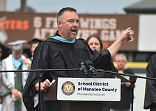 Dustin Dalquist, the current principal at Lakewood Ranch High School, will be the founding principal of Rangeland High School.