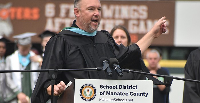 Dustin Dalquist, the current principal at Lakewood Ranch High School, will be the founding principal of Rangeland High School.