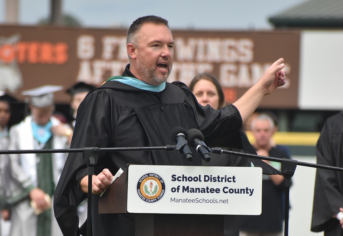 Dustin Dalquist, the current principal at Lakewood Ranch High School, will be the founding principal of Rangeland High School.