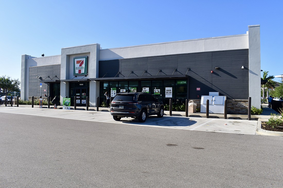 The 7-Eleven planned for 44th Avenue West and White Eagle Boulevard will look similar to the 7-Eleven on University Parkway near Lakewood Ranch Boulevard.