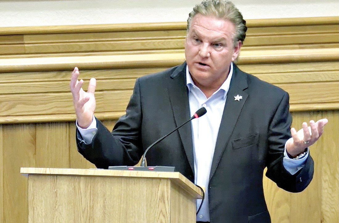 Sarasota County Tax Collector Mike Moran maintains that Sarasota County Schools should be responsible for paying the commission on its extra millage from taxpayers.