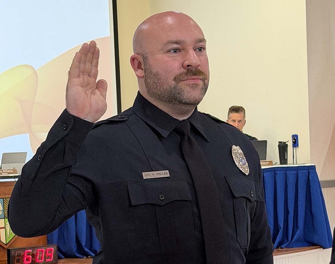 Officer Phillip Polan was sworn into the Windermere Police Department.