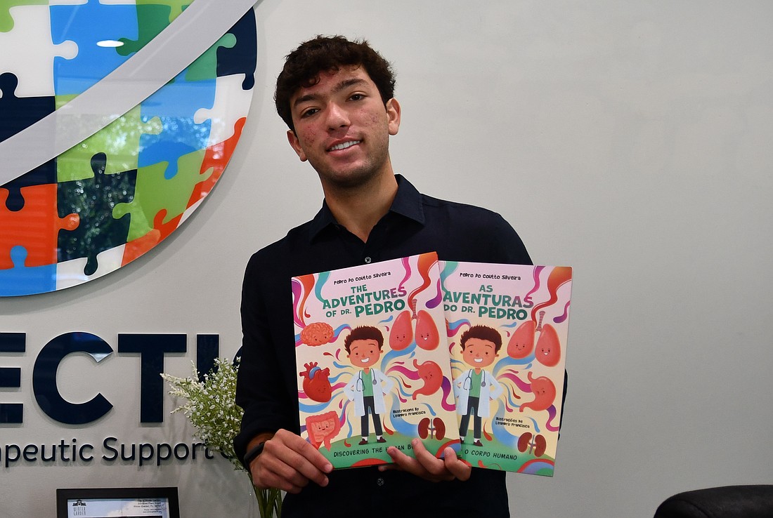 Windermere Preparatory School’s junior Pedro Do Coutto Silveira turned his school project into a children’s book, which was inspired by his own dream of becoming a doctor, and a vessel to give back to the community.