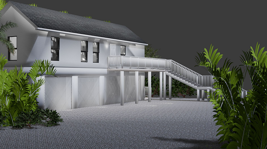 Grant's Gardens has submitted plans to build a raised office building at 524 Gulf Bay Road. Grant's Gardens has submitted plans to build a raised office building at 524 Gulf Bay Road.