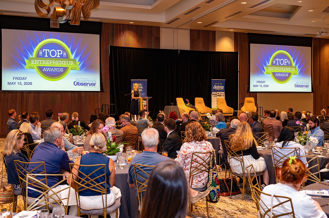 The luncheon included three videos and a panel of three other winners.