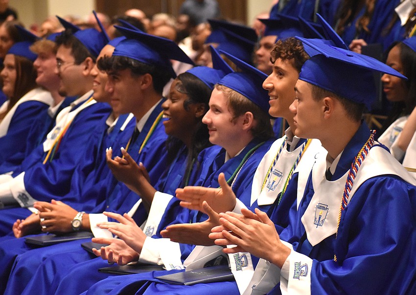 As part of the Lakewood Ranch Preparatory Academy's inaugural graduating class, 66 graduates walked the stage to receive their diplomas.