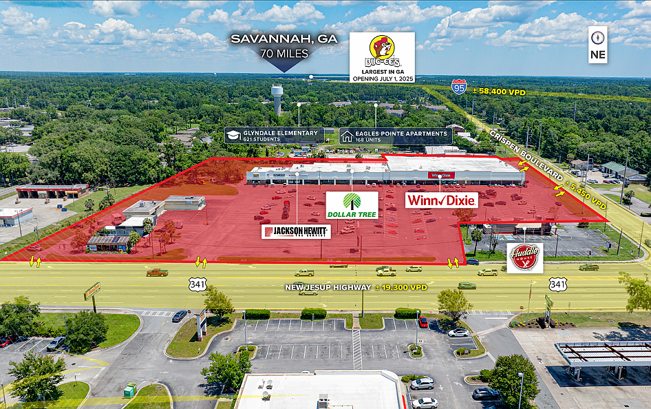Jacksonville-based Hakimian Holdings bought a Brunswick, Georgia, shopping center where Winn-Dixie has renewed its lease.