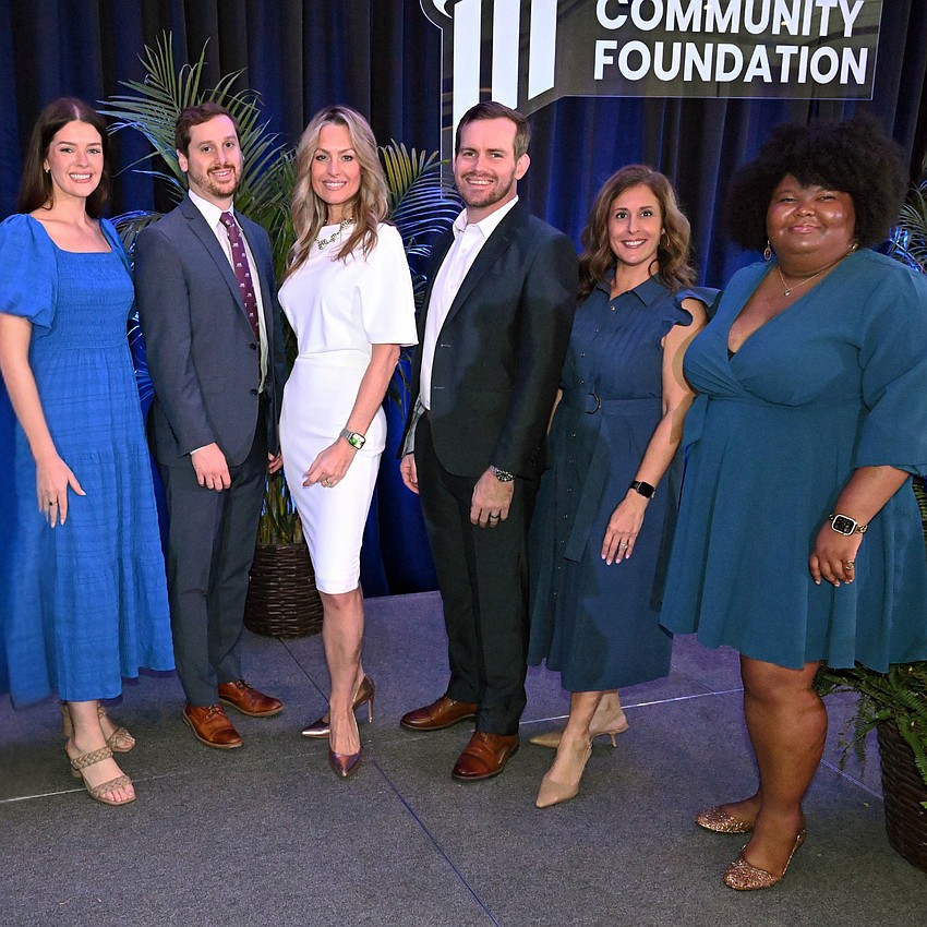 Staff at the Manatee Community Foundation focus on the needs of the community today and in the future. From left to right: Fallon Markwell, Mac Schmitz, Veronica Thames, Jacob Kinsel, Yolanda Mancha and Simone Peterson. Staff at the Manatee Community Foundation focus on the needs of the community today and in the future. From left to right: Fallon Markwell, Mac Schmitz, Veronica Thames, Jacob Kinsel, Yolanda Mancha and Simone Peterson.
