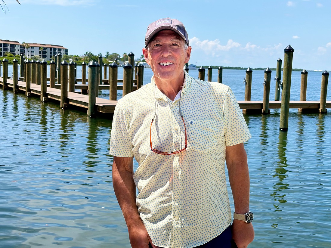 Frank Biondello, Jr. has been overseeing the transformation of The Dock on the Bay's hurricane-damaged marina as the marina manager for the past year.