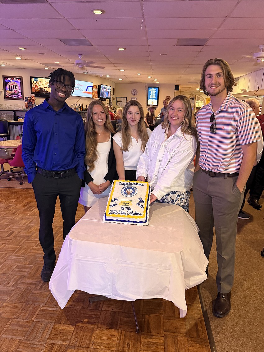 Seabreeze seniors Ye’Nile McCoy, Isabel Mazelow, Lucky Boren, Maggie Harris and Britton Prewitt. Courtesy photo