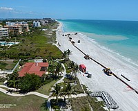 Longboat Key’s most recent beach renourishment project occurred in 2021, with the next round of sand-placing scheduled in 2028.