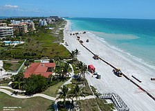 Longboat Key’s most recent beach renourishment project occurred in 2021, with the next round of sand-placing scheduled in 2028.
