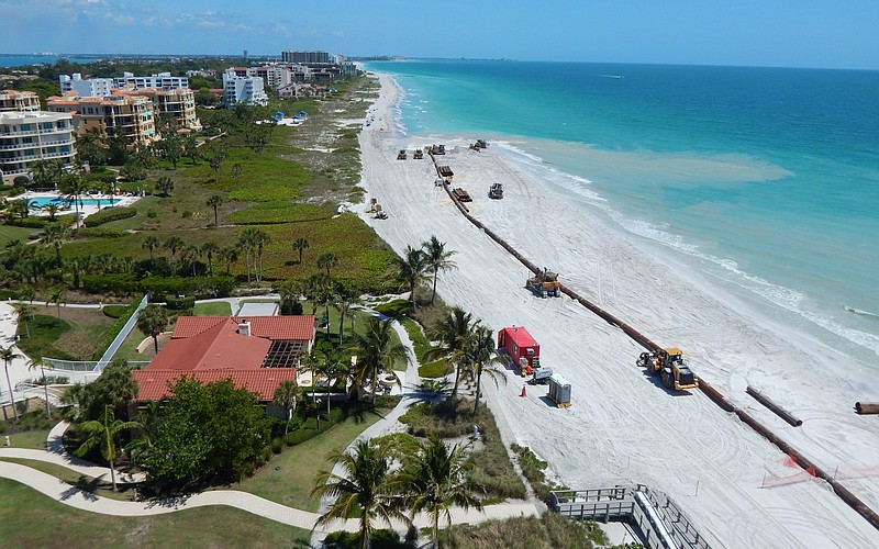 Longboat Key’s most recent beach renourishment project occurred in 2021, with the next round of sand-placing scheduled in 2028.