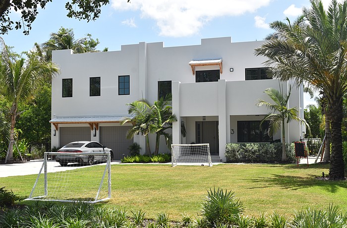 The first property at 943 Pomelo Place was built in 2005 and has four bedrooms, four-and-two-half baths, a pool and 5,764 square feet of living area. The second property was built in 2005 and has one bedroom, one bath and 528 square feet of living area.