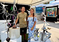 Andres and Liliana Mendez are continuing their family legacy of bronze sculpting, examples of which they shared at the St. Armands Fine Art Festival on May 23 and 24.