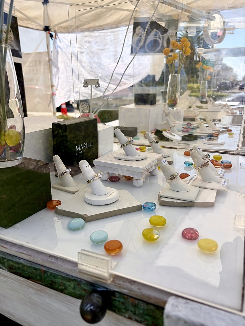 Patrons at the St. Armands Fine Art Festival appreciated the variety of unique jewelry options on display last weekend.
