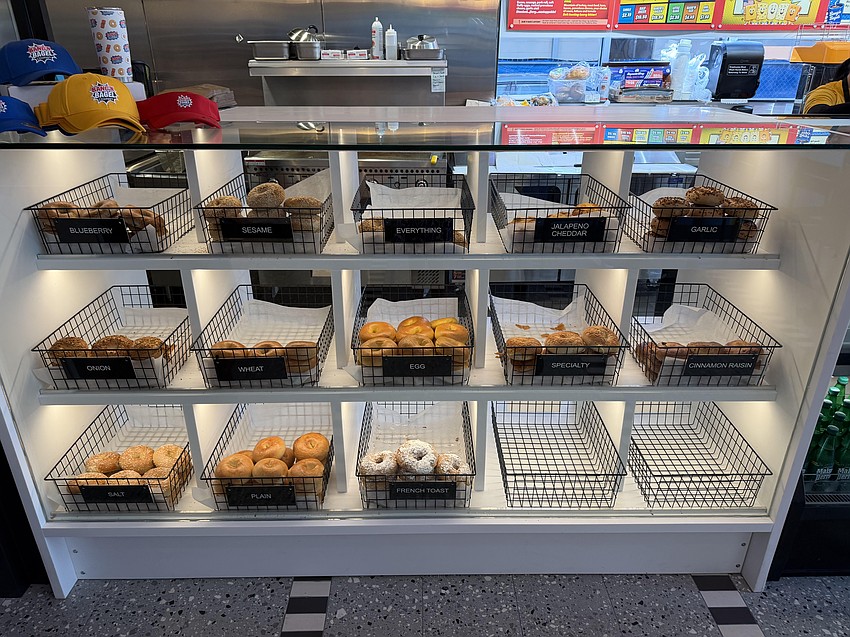 Bang’n Bagel opened this week to prepare for its grand opening May 30. When filled, the base menu will have 11 daily bagels along with up to three specialty flavors.