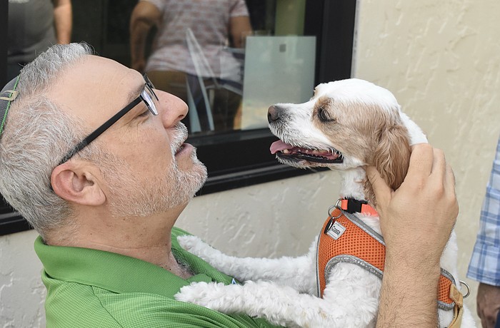 Rabbi Michael Shefrin meets Colby.