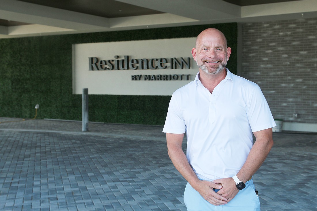 Jeremiah Drummond, general manager for Residence Inn by Marriott at Ormond Beach. Photo by Jarleene Almenas