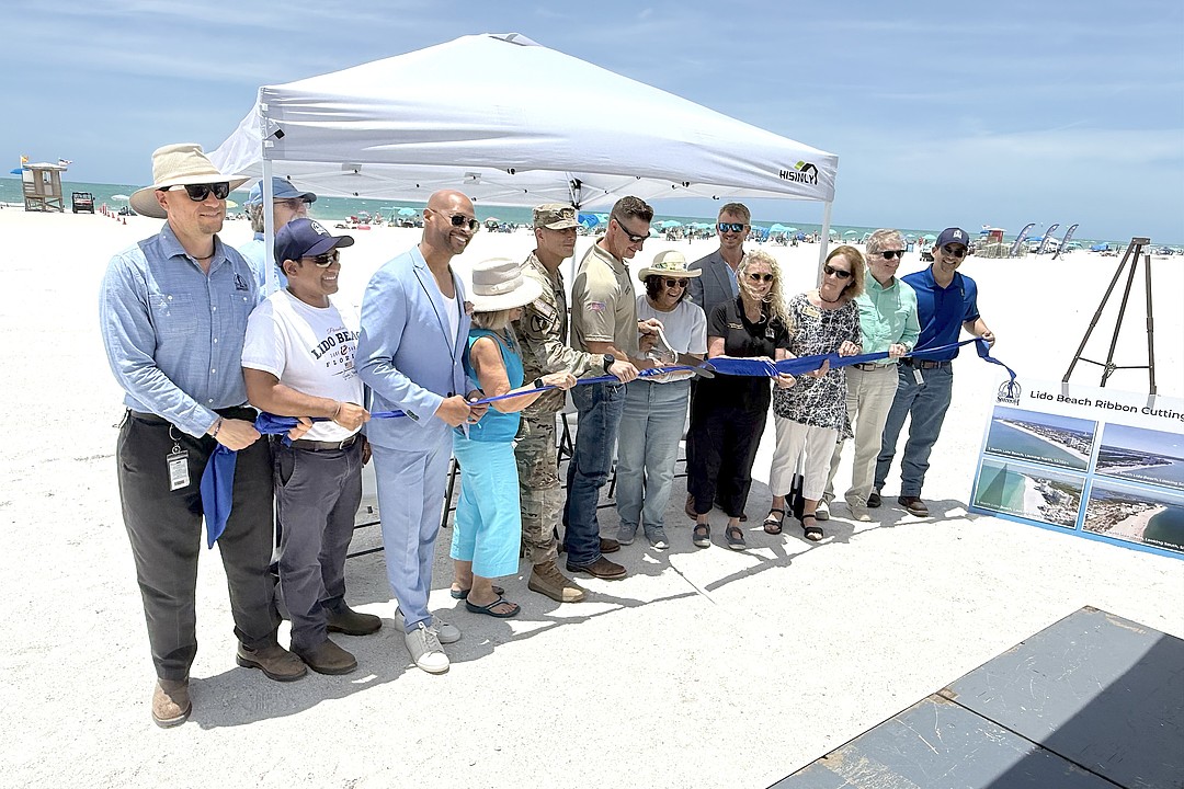 Lido Beach renourishment project officially complete | Your Observer