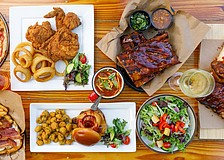In addition to delicious brisket, Stottlemyer's offers live music daily under an open-air tiki bar.