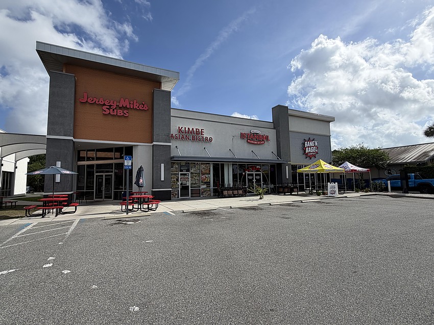 Bang’n Bagel occupies an end unit at 13423 Beach Blvd.