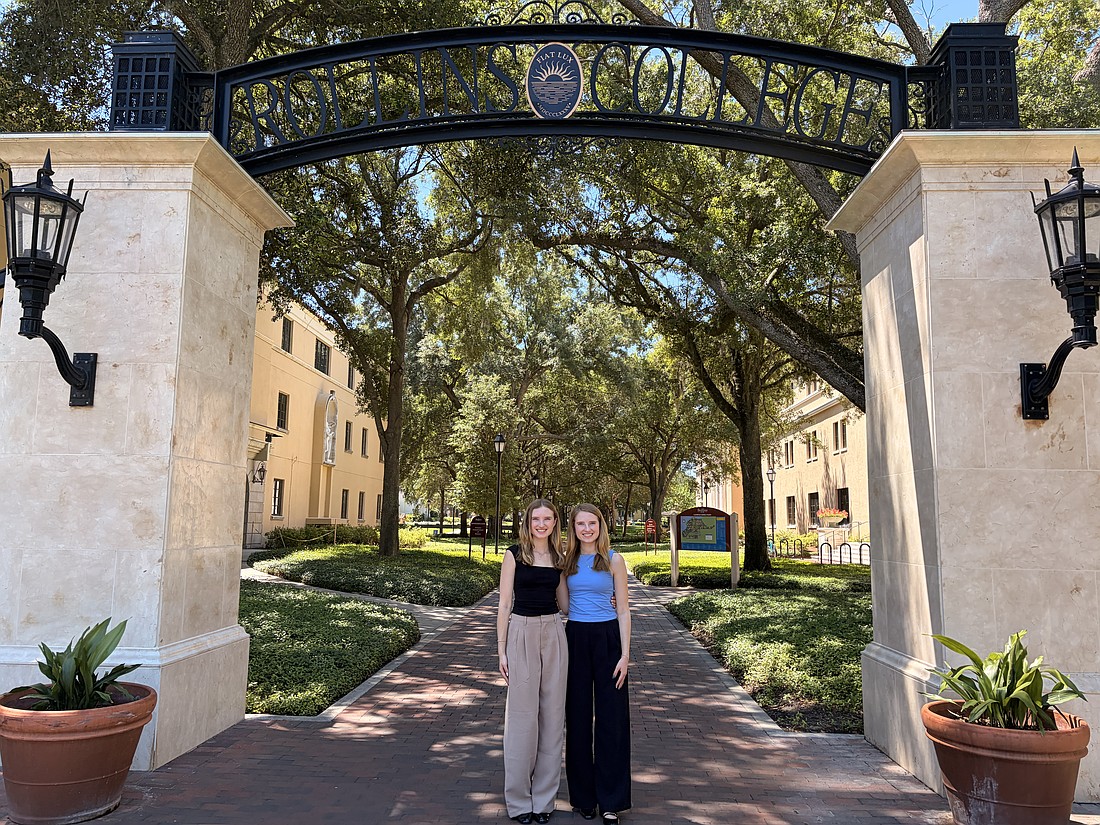 Kate and Emma Salerno acquired their bachelor’s degrees in May. In one year, they will have acquired their master’s degrees.