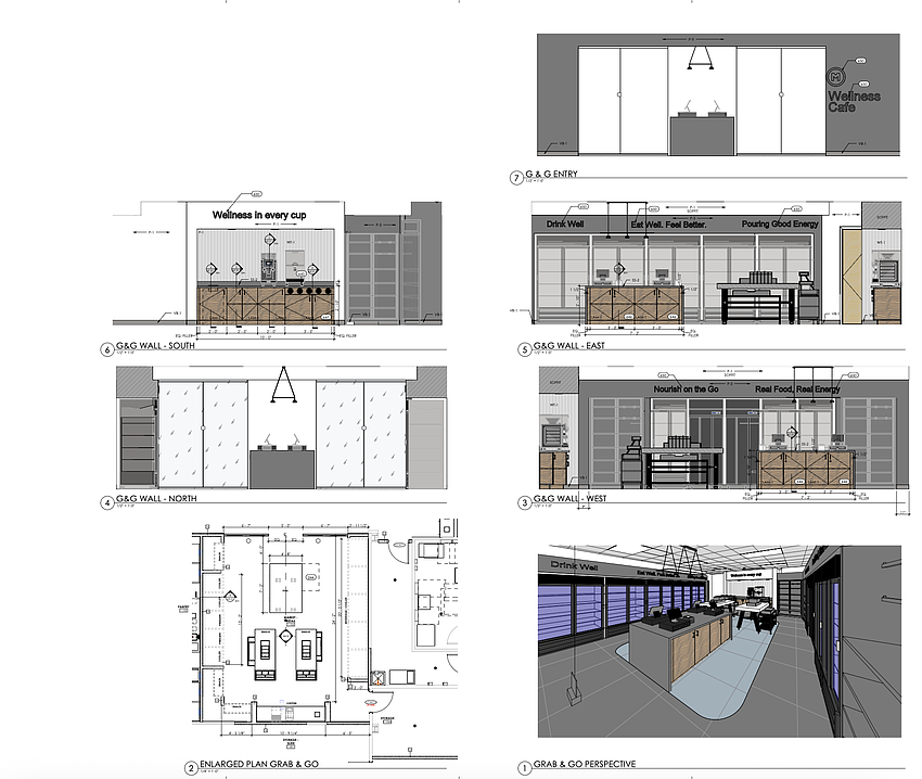 Baptist Health wants to build-out a dining and market amenity in its Central Services Center at San Marco East Plaza.