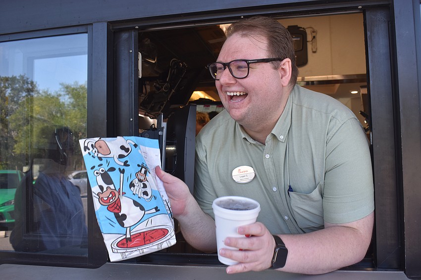 Logan Schanie, senior director of customer experience, has worked at Chick Fil A Creekwood for 11 years and is eager for the new experience at Heritage Harbour.