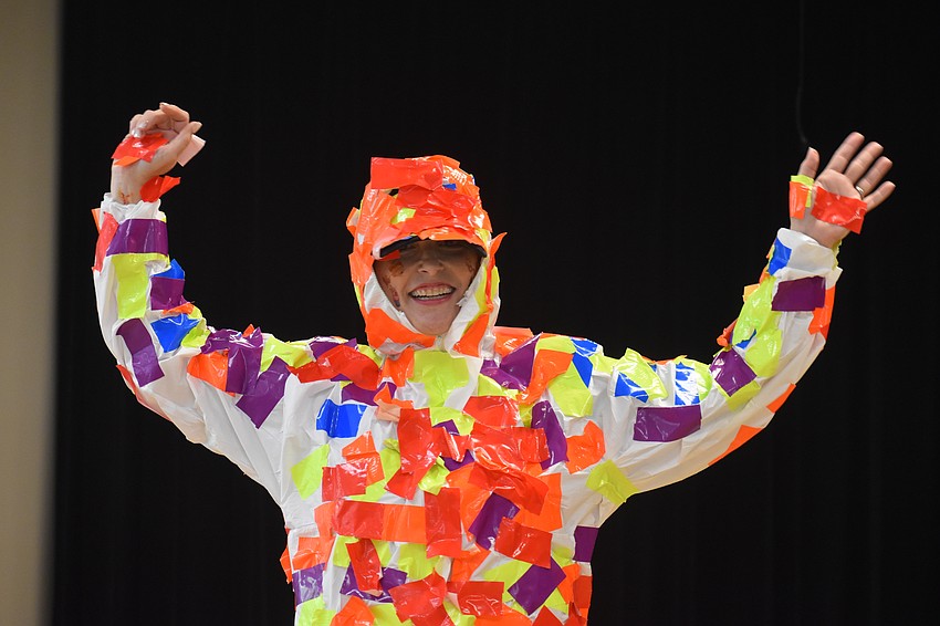 Carol Ricks, principal at Myakka City Elementary, says the point of the Jump a Bucket event was to motivate the students and take the anxiety out of the equation while test taking.