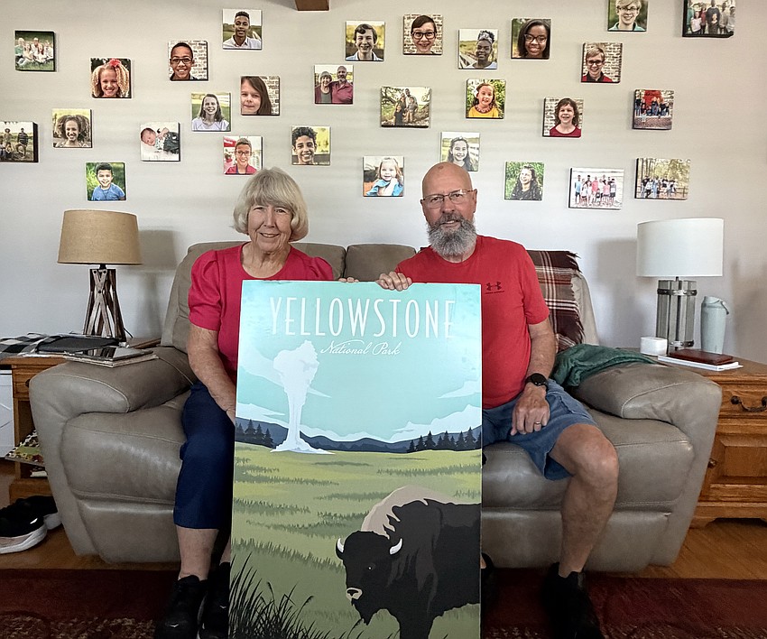 Joyce and Randy Rouse went on a trip of a lifetime for the first time as a couple thanks to the love and support of their three children and their families. Their family surprised them with a trip to Yellowstone and Grand Teton national parks, knowing they would never take a trip like this on their own as they always put the family first.