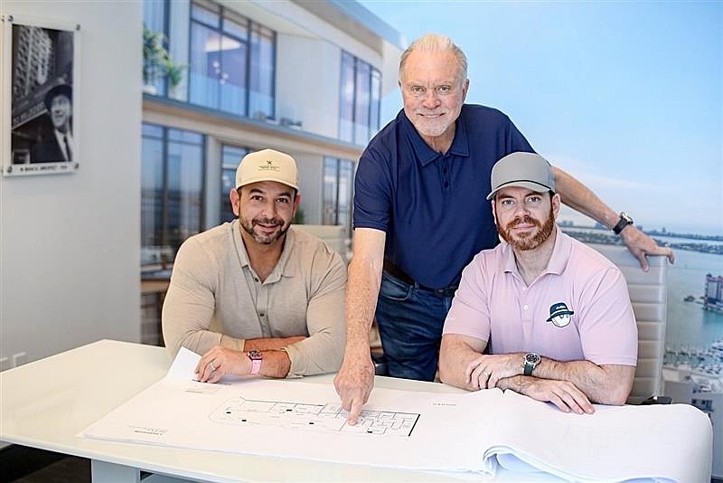 Among the partners at Sarasota-based developer Ore are Sadek Omar, Jim Bridges and Lee Smith.