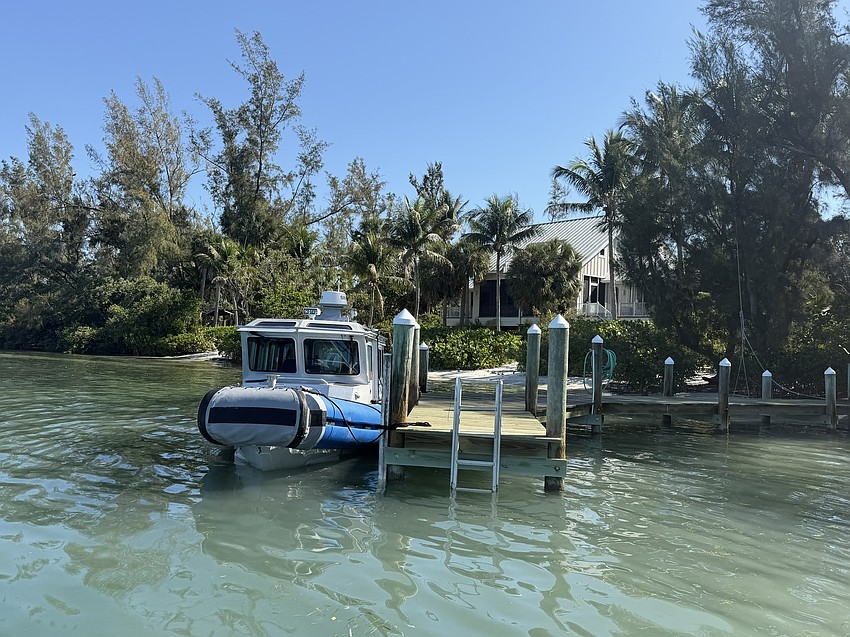 Jewfish Key is only accessible via boat. Jewfish Key is only accessible via boat.