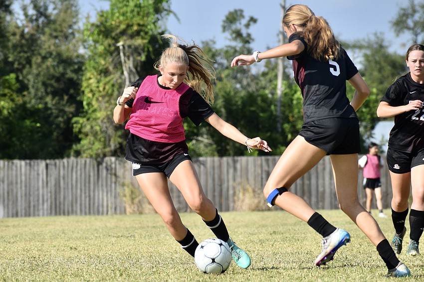 Statistically, Maddie Baehr's best season with Braden River girls soccer was in 2024-25. The then-junior scored 12 goals along with a team-high 23 assists.