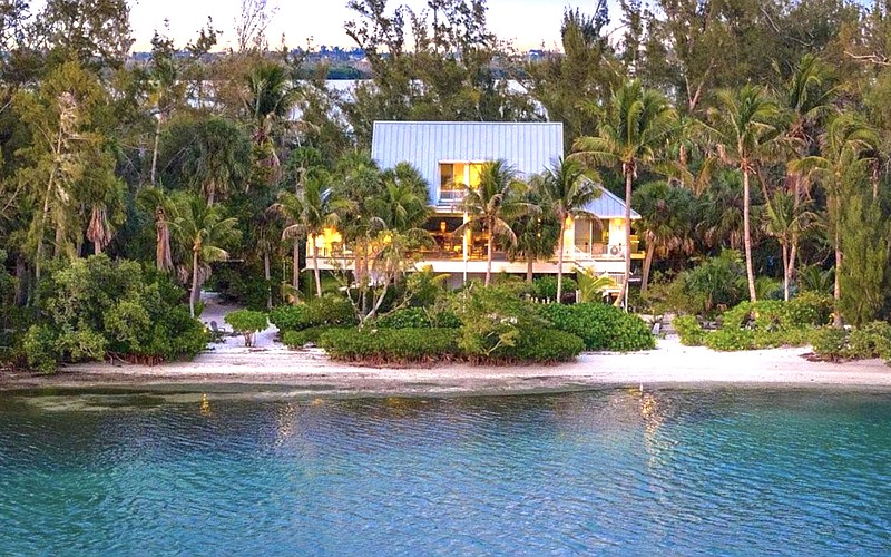 The home on Jewfish Key opposite Longboat Key is listed at $5.995 million.