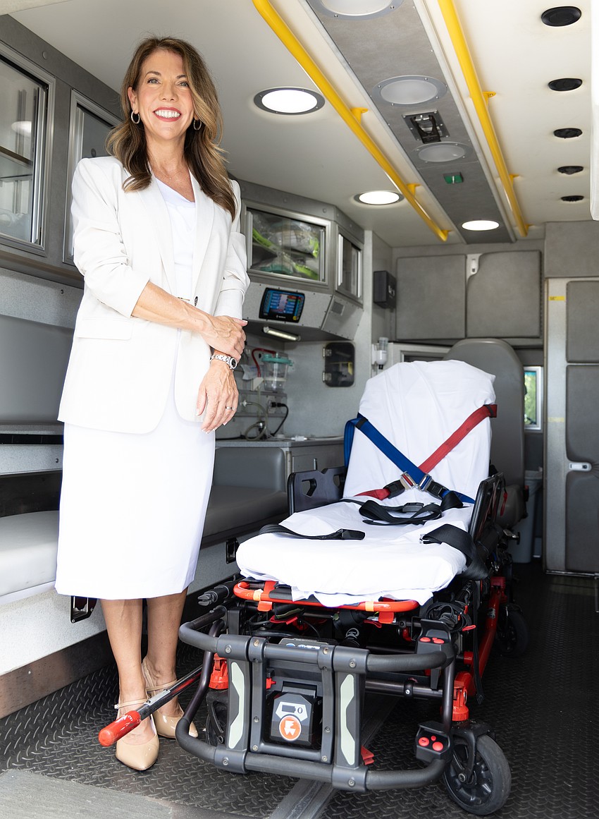 Ambitrans, where Vanessa Oliver is CEO, has about 45 ambulances.