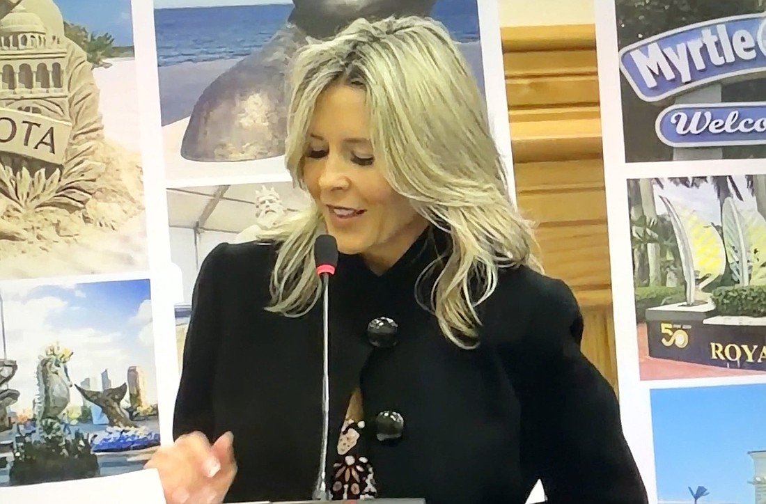 Natalie Gutwein is among those leading the charge to create the Siesta Key Beautification Task Force.