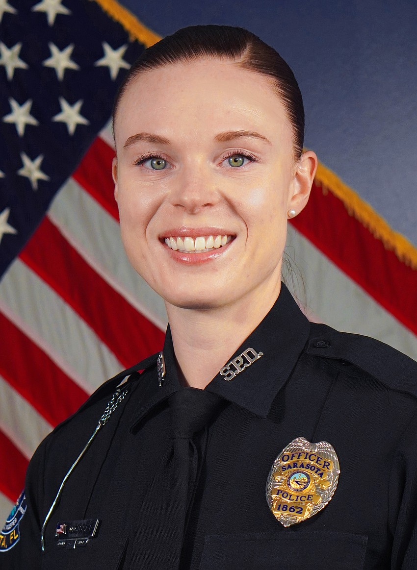Detective Amelia Wicinski of the Sarasota Police Department.