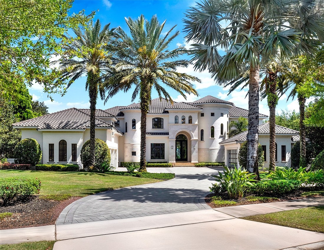 The home at 6137 Grosvenor Shore Drive, Windermere, sold May 28, for $7,650,000. This custom-built modern Mediterranean estate sits on the shores of Lake Tibet. The sellers were represented by Mick Night, Premier Sotheby's International Realty.