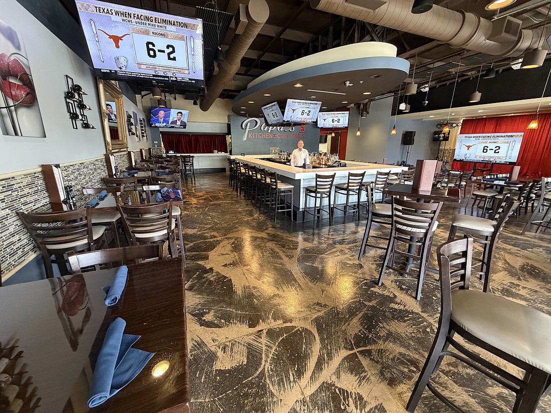Bob Carter applied lessons he learned in high school working at Renna’s Pizza to his new restaurant, Papa’s Kitchen + Cocktails.