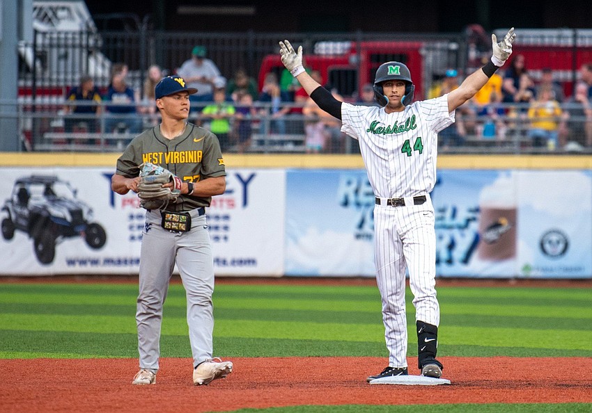 Owen Ayers (right) has been with the Knoxville Smokies since April 21. The Double-A ballclub is 26-24 this season, as of June 1, and second in the four-team Southern League North.