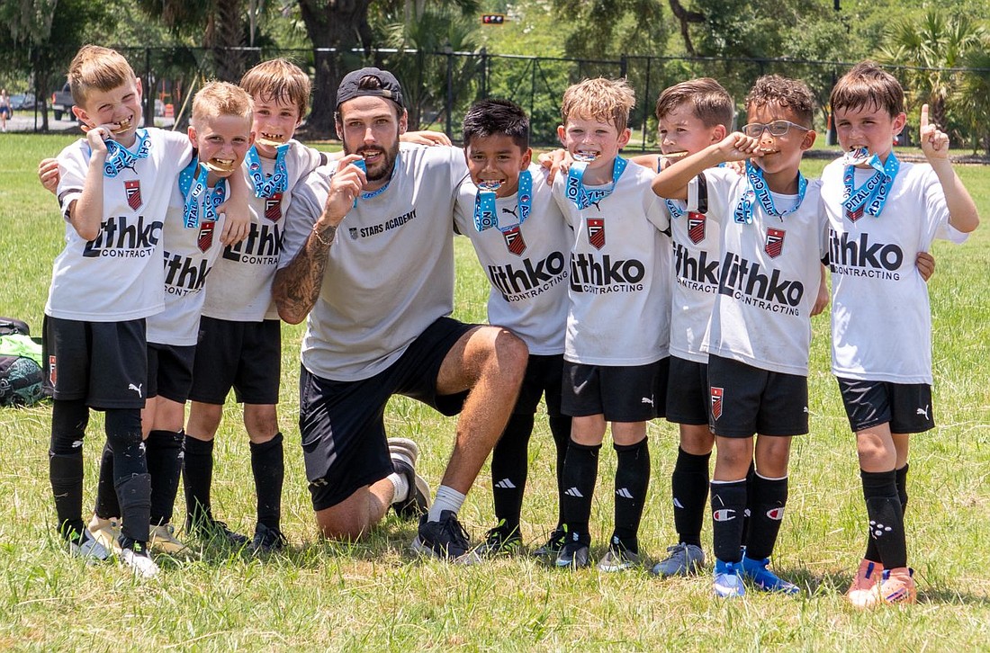 Connor Williams, founder of Stars Academy, celebrated the academy’s accomplishments at its ASG Captial Cup.